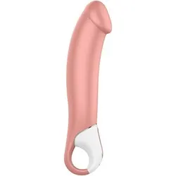 Satisfyer Vibes Master Nature Rechargeable Penis Vibrator for Couples, G-Spot, and Anal Pleasure, Waterproof Penis Vibrator