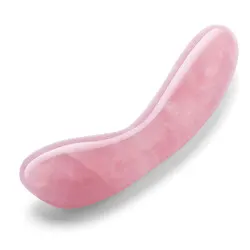 Le Wand Pink Glass Anal Dildos, LE WAND CRYSTAL G WAND ROSE QUARTZ Glass Dildos