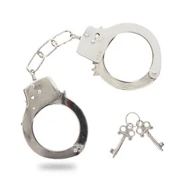 ToyJoy Metal Fun Cuffs Handcuffs & Restraints, Silver Stainess Steel Handcuffs & Restraints