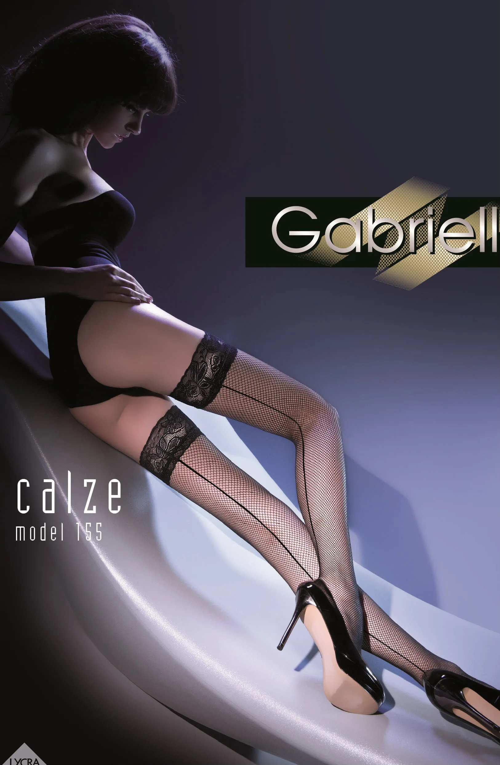 Gabriella Kabaretta Calze 155 223 Hold Ups Black