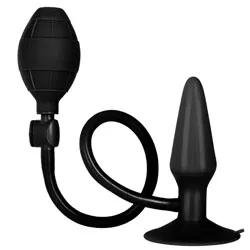 BLACK BOOTY CALL PUMPER SILICONE INFLATABLE SMALL ANAL Dildos Anchors Gay Butt PLUG Bondage Sex Toys, Male Prostate Massagers Inflatable Butt Plug Gay Sex Toys for Beginners