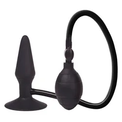 COLT MEDIUM PUMPER INFLATABLE ANAL Dildos Anchors Gay BUTT PLUG Bondage Sex Toys, Silicone Black Male Prostate Inflatable Butt Plug Gay Sex Toys for Beginners