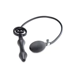 Master Series Devils Rattle Inflatable Anal Plug With Cock Ring, Inflatable Butt Plug, Anal Anchors, Anal Cock Rings, Beginners Anal Sex Toys, Beginners Bondage Toys