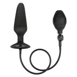 XL SILICONE Anal Anchors Gay INFLATABLE BUTT PLUG Bondage Sex Toys, Black Male Prostate Inflatable Butt Plug Gay Sex Toys for Beginners