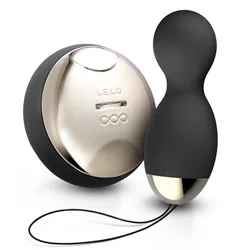 Lelo Hula Love Eggs Vibrators for Better Sex, Black Silicone Material Waterproof Love Eggs