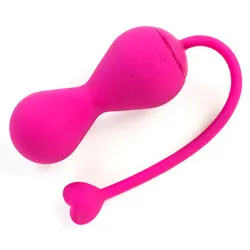 OhMiBod Lovelife Krush Kegel Exercise Love Eggs and Vibrator Silicone Waterproof Pink Love Eggs