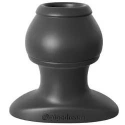 ANAL FANTASY OPEN WIDE BLACK TUNNEL PLUG Advanced Anchors Large Butt Plug Gay Sex Toys, Silicone Large Butt Plug Gay Sex Toys