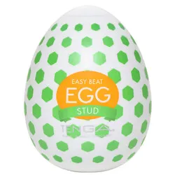 Tenga Stud Large Egg Masturbator, Realistic Feel Clear Large Love Egg