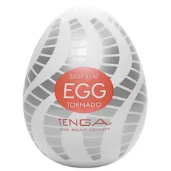 TENGA TORNADO Large Love Egg MASTURBATOR, Silicone Clear Large Love Egg