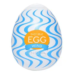 TENGA WIND Large Love Egg MASTURBATOR, Realistic Feel Clear Large Love Egg