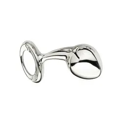 Njoy Pure Plugs Large Stainless Steel Metal Anal Butt Plug, Beginners Classic Metal Butt Plug Bondage Toys, Gay Anal Sex Toys