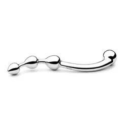Njoy Fun Wand Stainless Steel Dildo for Anal Dildos, Beginners Butt Plug, and Metal Dildos