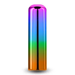 Chroma Rainbow Rechargeable Bullet Mini Vibrators, Plastic Mini Vibrators Bondage Toys for Beginners