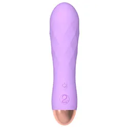 Cuties Silk Touch Rechargeable Purple Mini Vibrators, Waterproof Silicone Mini Vibrators Bondage Toys for Beginners