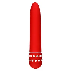 ToyJoy Diamond Red Superbe Mini Vibrators, Waterproof Plastic Bullet Mini Vibrators Bondage Toys for Beginners