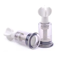 See Through Adjustable Nipple Suckers, Nipple Clamps with Suction Feature