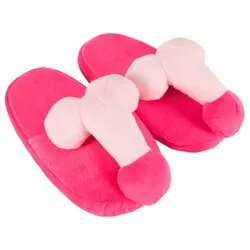 You2Toy Pink Penis Novelties Slippers, Polyester Sex Essentials Novelties for Sexy Gifts And Games