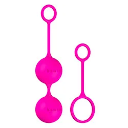 Bswish Bfit Love Orgasm Balls, Silicone Pink Kegel Exercise And Orgasm Balls