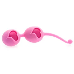 FeelzToys Desi Love Orgasm Balls, Silicone Pink Waterproof Kegel Exercise And Orgasm Balls