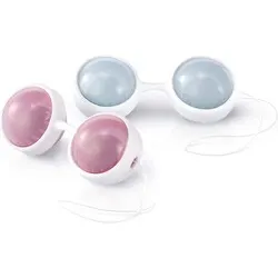 Lelo Luna Beads Pink And Blue Orgasm Balls, Plastic Orgasm Balls