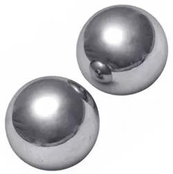 Master Series Titanica Extreme Steel Orgasm Balls, Metal Silver Orgasm Balls