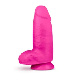 Blush Novelties Au Naturel Bold Chub 10 Inch Penis Vibrator Dildo, Realistic Vibrating Penis Vibrators for Couples