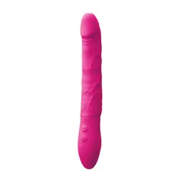 INYA Rechargeable Petite Twister Dildo Vibrator, Pink Realistic Dildo Vibrator for Anal & G Spot Pleasurei