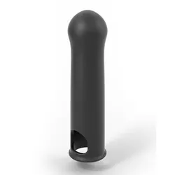 Dorcel Liquid Soft Classic Cock Xtend Penis Extension Sleeves, Black Silicone Penis Extension Sleeves