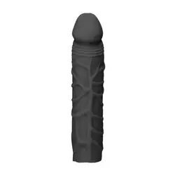 REALROCK 7 INCH Classic Cock PENIS EXTENSION SLEEVES, Skin Safe Rubber PENIS EXTENSION SLEEVES