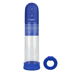 California Exotic Admiral Rechargeable Penis Extenders & Sleeves Enlargement Stretchers, Blue Penis Extenders & Sleeves Pump Kit