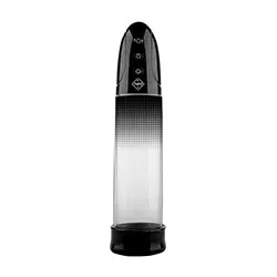 Automatic Rechargeable Luv Pump Penis Extenders & Sleeves, Silicone Black Penis Extenders & Sleeves