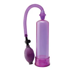 Pump Worx Beginners Power Penis, Purple PVC Penis Pumps Extenders And Stretchers