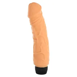 Multi Speed Penis Classic Couples G Spot Cheap Vibrators, PVC Flesh Pink Penis Vibrating Dildos Cheap Vibrators