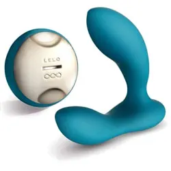 Lelo Hugo Ocean Blue Prostate Massager, Anal Dildos for Beginners Anal Toys and Remote Controlled Butt Plug