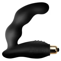 Rocks Off 7 Speed Bad Boy Black Prostate Massager, Anal Dildos and Vibrating Butt Plugs for Beginners and Gay Male Prostate Massagers