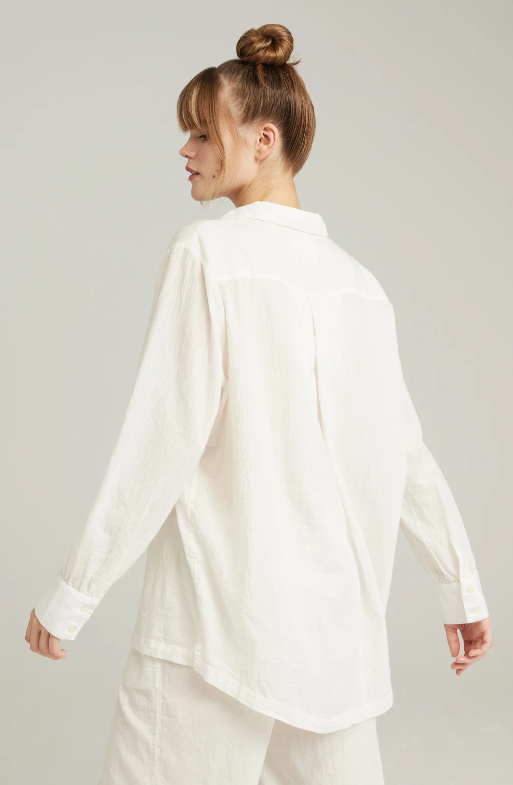 The Midi Shirt Organic Cotton White