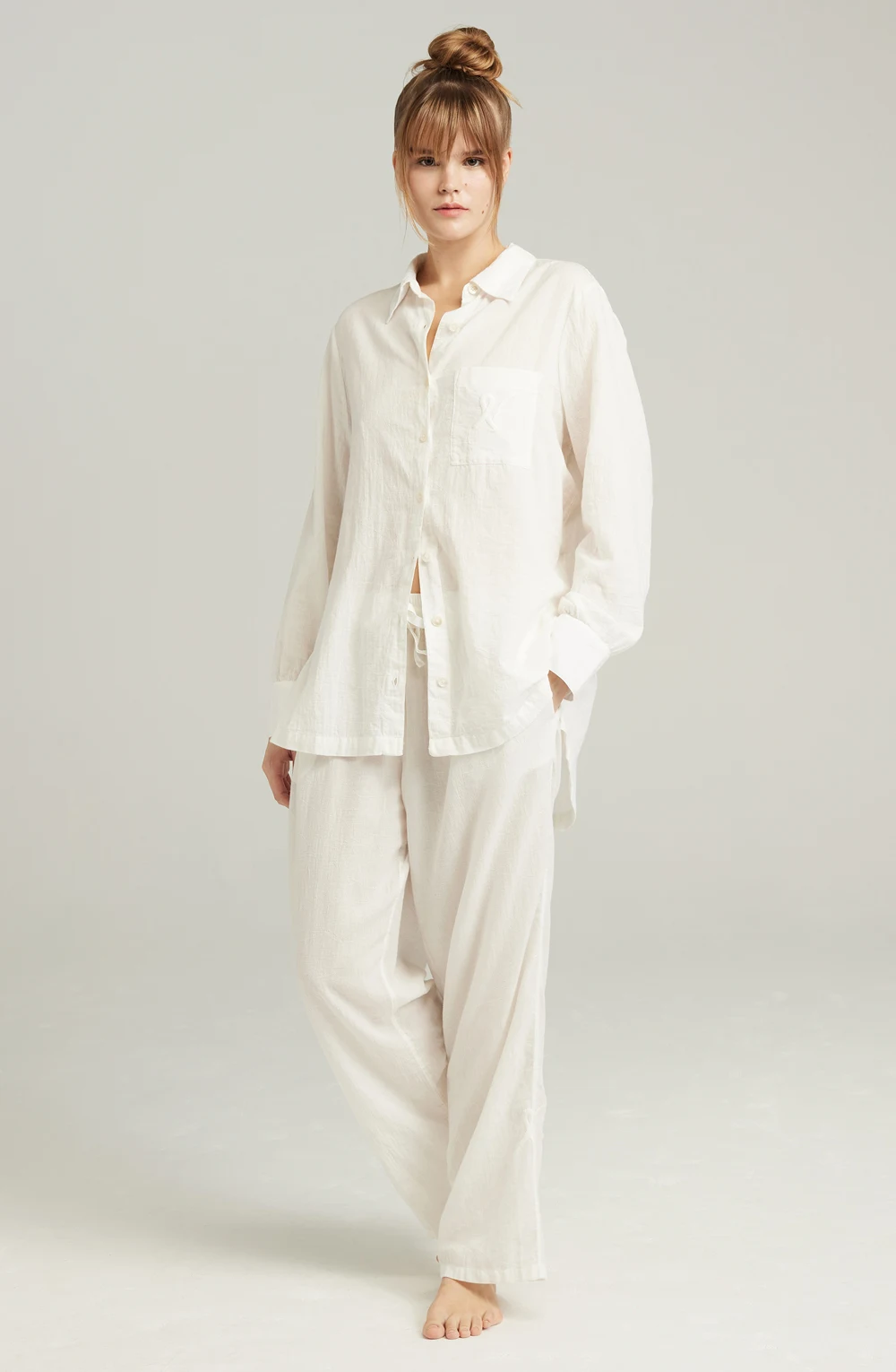 The Midi Shirt Organic Cotton White