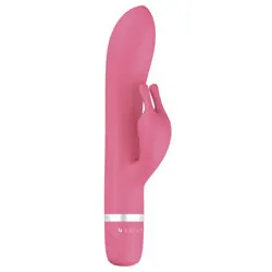 Bswish Bunny Classic Vibrator for Beginner's, Waterproof Silicone Pink Classic Vibrator