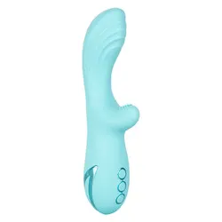 Clitorial Catalina Climaxer Silicone Rabbit Vibrators, USB Rechargeable Couples Blue Rabbit Vibrators