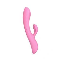 Love To Love Tapping Rabbit Vibrator, Pink Classic Clitorial Vibrator for Couples