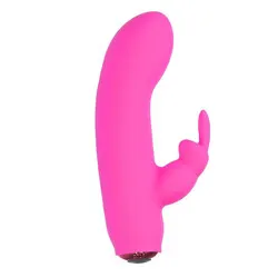 PowerBullet Alices G Spot Vibrator, Bunny Silicone Rechargeable G Spot Rabbit Vibrator