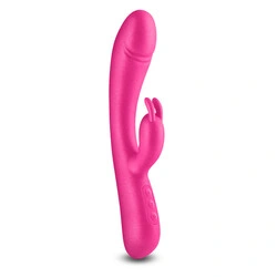 Royals Divine Metallic Pink Rabbit Vibrator, Classic Vibrator