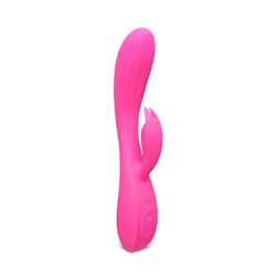 Silicone Waterproof Pink Rabbit Vibrators, Classic G Spot Rabbit Vibrators Sex Toys for Beginners