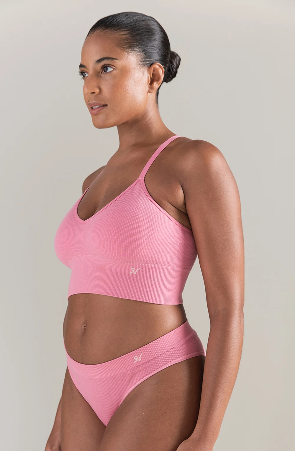 The TENCEL™ Seamless Bralette Rose Pink