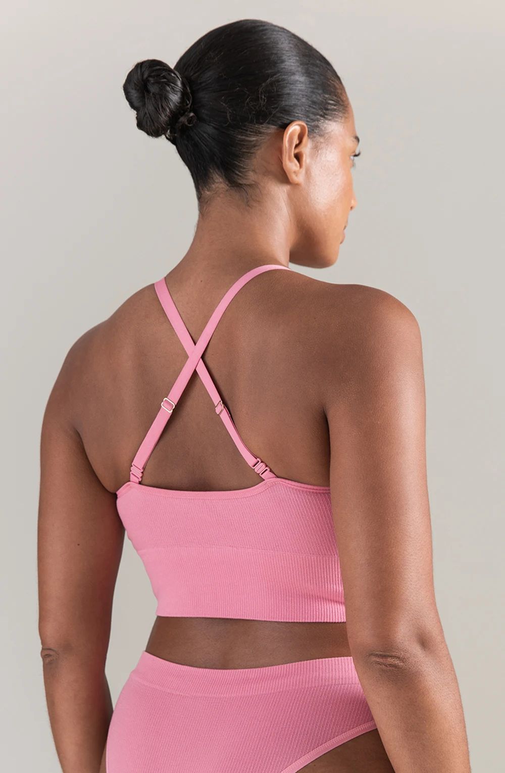 The TENCEL™ Seamless Bralette Rose Pink