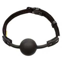 Boundless Solid Ball Gags, Silicone Black Solid Ball Gags