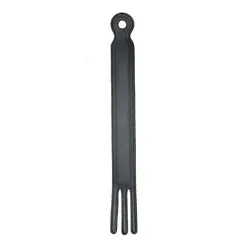 Rimba Fork Spanking Paddles for Playful Discipline and Sensual Fun, Unique Black Leather Spanking Paddles