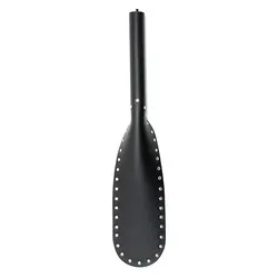 Rimba Large Leather Spanking Paddles, Premium Black Spanking Paddles Series