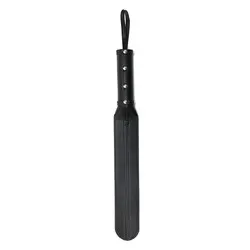 Rimba Thin Leather Spanking Paddles, Compact Black Spanking Spanking Paddles Series