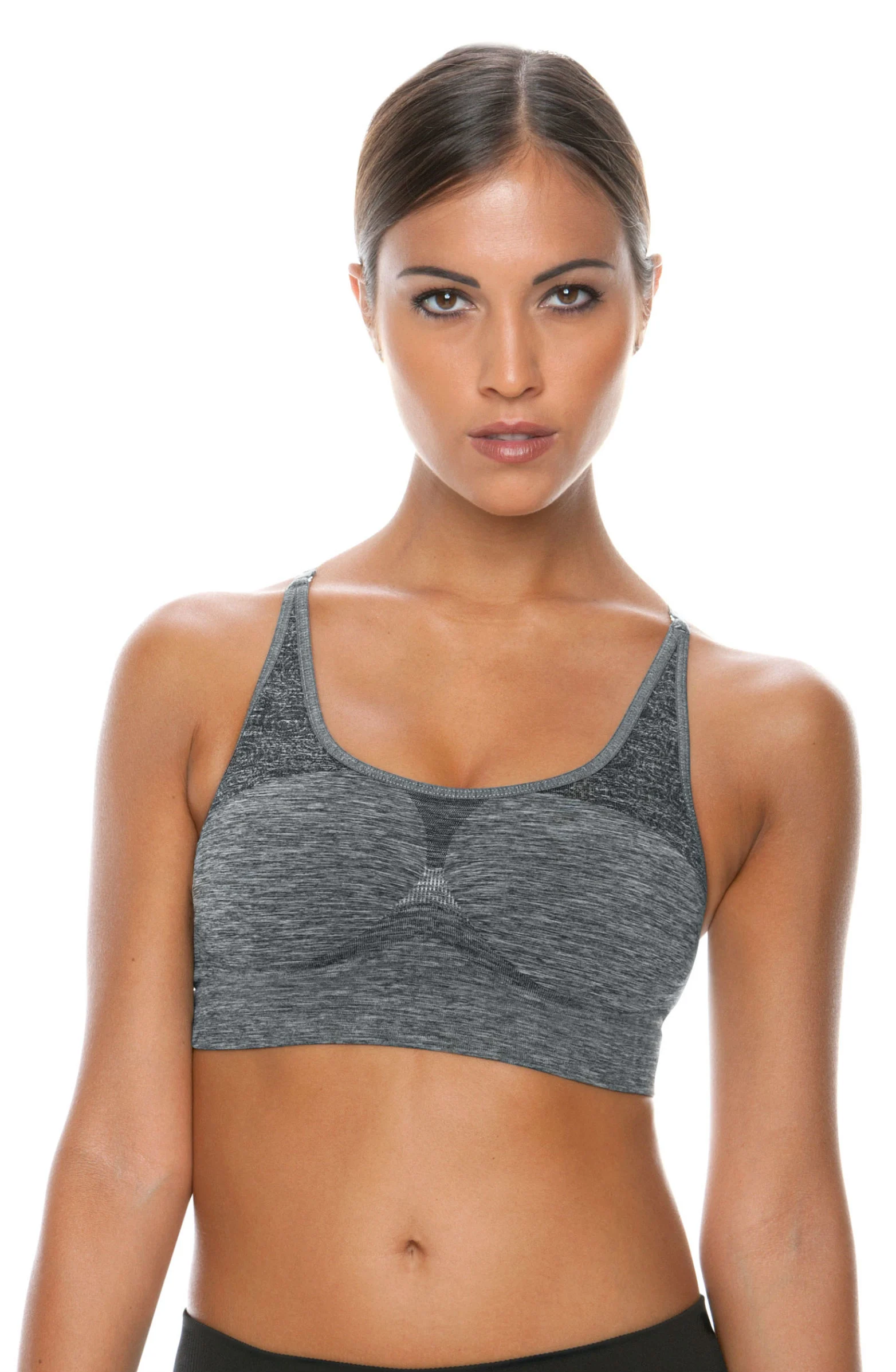 Control Body 110706 Sports Bra Melange Grey